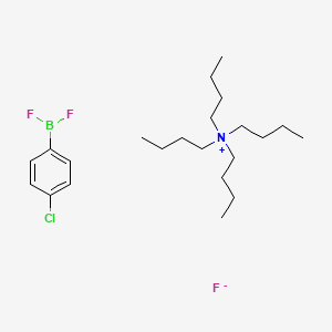 (4-Chlorophenyl)-difluoroborane;tetrabutylazanium;fluoride