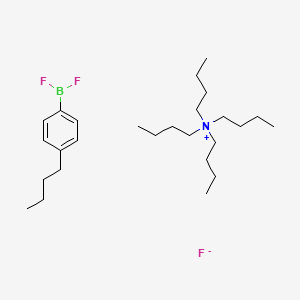 (4-Butylphenyl)-difluoroborane;tetrabutylazanium;fluoride