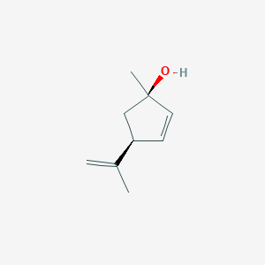 molecular formula C9H14O B8252041 (1R,4S)-1-methyl-4-prop-1-en-2-ylcyclopent-2-en-1-ol 