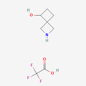 molecular formula C8H12F3NO3 B8252053 2-Azaspiro[3.3]heptan-7-ol;2,2,2-trifluoroacetic acid 
