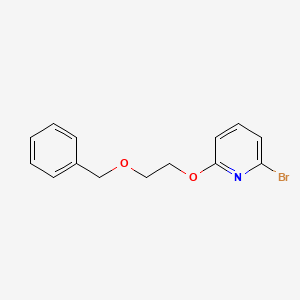 molecular formula C14H14BrNO2 B8252059 2-[2-(Benzyloxy)ethoxy]-6-bromopyridine 