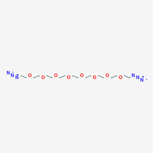 molecular formula C18H36N6O8 B8252066 Azido-PEG8-Azide 