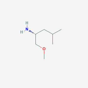 molecular formula C7H17NO B8252093 (R)-1-Methoxy-4-methyl-2-pentanamine 