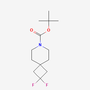 molecular formula C13H21F2NO2 B8252101 Tert-butyl 2,2-difluoro-7-azaspiro[3.5]nonane-7-carboxylate 