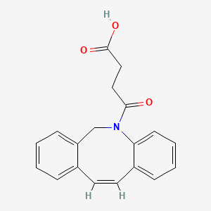 molecular formula C19H17NO3 B8252137 4-(dibenzo[b,f]azocin-5(6H)-yl)-4-oxobutanoic acid 