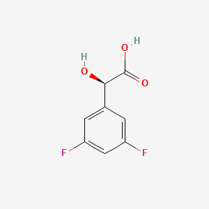 molecular formula C8H6F2O3 B8252221 (R)-3,5-Difluoromandelic acid 