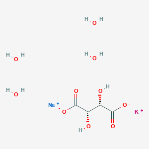 potassium;sodium;(2S,3S)-2,3-dihydroxybutanedioate;tetrahydrate