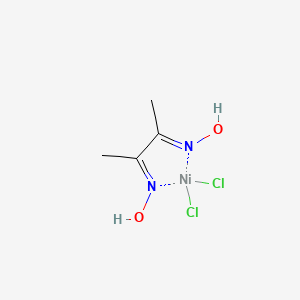 molecular formula C4H8Cl2N2NiO2 B8252277 [2,3-Butanedione di(oxime-kappaN)]dichloro-Nickel 