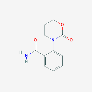 molecular formula C11H12N2O3 B8252348 2-(2-Oxo-1,3-oxazinan-3-yl)benzamide 