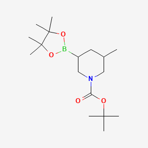 Tert-butyl 3-methyl-5-(4,4,5,5-tetramethyl-1,3,2-dioxaborolan-2-yl)piperidine-1-carboxylate
