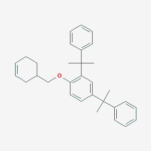 1-(Cyclohex-3-en-1-ylmethoxy)-2,4-bis(2-phenylpropan-2-yl)benzene