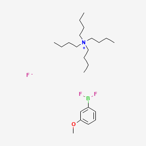 molecular formula C23H43BF3NO B8252618 Difluoro-(3-methoxyphenyl)borane;tetrabutylazanium;fluoride 