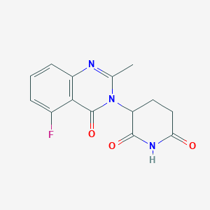 3-(5-Fluoro-2-methyl-4-oxoquinazolin-3(4H)-yl)piperidine-2,6-dione