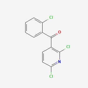 molecular formula C12H6Cl3NO B8252719 (2-Chlorophenyl)(2,6-dichloropyridin-3-yl)methanone 