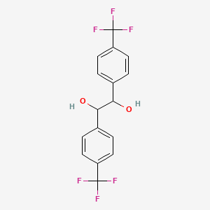 molecular formula C16H12F6O2 B8252783 1,2-Bis(4-(trifluoromethyl)phenyl)ethane-1,2-diol 