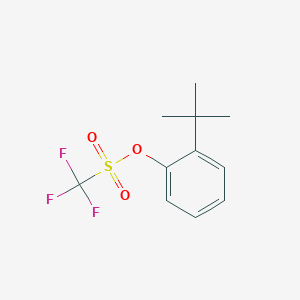molecular formula C11H13F3O3S B8252802 o-(Tert-butyl)phenyl trifluoromethanesulfonate 