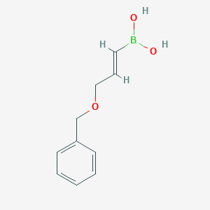 molecular formula C10H13BO3 B8252836 (E)-(3-(Benzyloxy)prop-1-en-1-yl)boronic acid 
