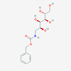 molecular formula C14H21NO7 B8253010 1-benzyloxycarbonylamino-1-desoxy-D-glucitol 