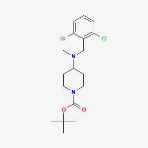 tert-Butyl 4-((2-bromo-6-chlorobenzyl)(methyl)amino)piperidine-1-carboxylate