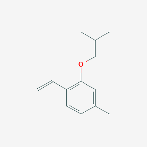 molecular formula C13H18O B8253133 2-Isobutoxy-4-methyl-1-vinylbenzene 