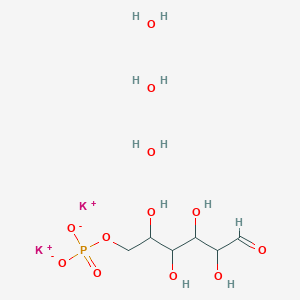 molecular formula C6H17K2O12P B8253217 Dipotassium;(2,3,4,5-tetrahydroxy-6-oxohexyl) phosphate;trihydrate 