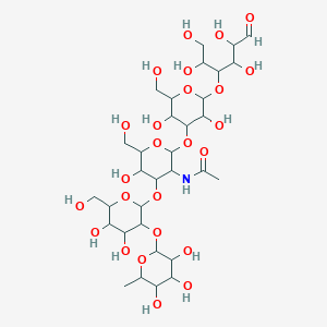 molecular formula C32H55NO25 B8253233 Lacto-N-fucopentaose centn 
