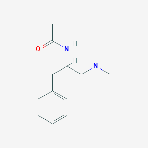 molecular formula C13H20N2O B8253294 N-(1-(Dimethylamino)-3-phenylpropan-2-yl)acetamide 