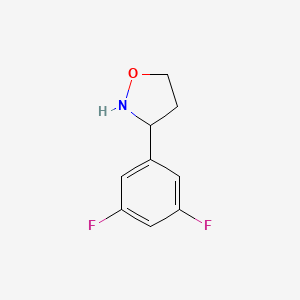 3-(3,5-Difluorophenyl)isoxazolidine