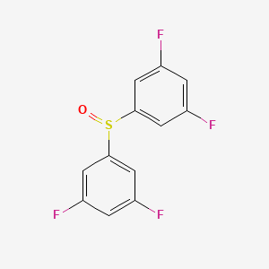 molecular formula C12H6F4OS B8253333 Bis(3,5-difluorophenyl)sulfoxide 