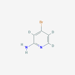 molecular formula C5H5BrN2 B8253360 4-Bromopyridin-3,5,6-d3-2-amine 