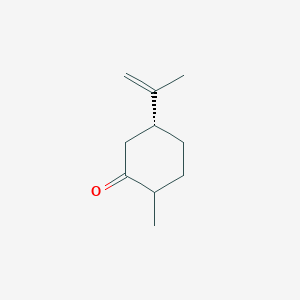 molecular formula C10H16O B8253417 (5R)-2-Methyl-5-isopropenylcyclohexanone 