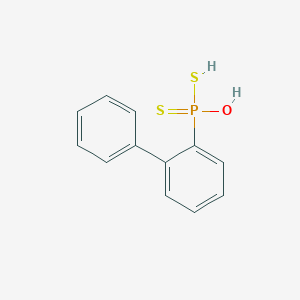 molecular formula C12H11OPS2 B8253472 Biphenyldithiophosphonic acid 
