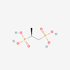 molecular formula C3H10O6P2 B8253474 [(2S)-1-phosphonopropan-2-yl]phosphonic acid 