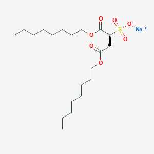 molecular formula C20H37NaO7S B8253510 Dicapryl sodium sulfosuccinate 
