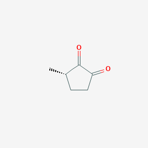 molecular formula C6H8O2 B8253525 (3S)-3-methylcyclopentane-1,2-dione 