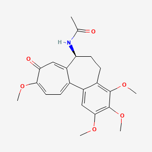 molecular formula C22H25NO6 B8253570 N-[(7S)-2,3,4,10-tetramethoxy-9-oxo-6,7-dihydro-5H-benzo[a]heptalen-7-yl]acetamide 