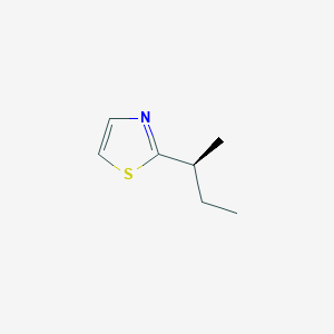 molecular formula C7H11NS B8253580 2-[(2S)-butan-2-yl]-1,3-thiazole 