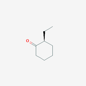 molecular formula C8H14O B8253719 Cyclohexanone, 2-ethyl-, (2S)- CAS No. 75599-12-1