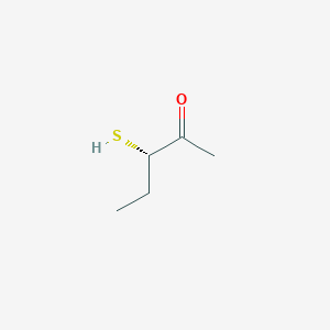 molecular formula C5H10OS B8253775 (3S)-3-sulfanylpentan-2-one 