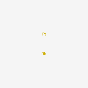 molecular formula PtRh B082538 Platinum rhodium CAS No. 11107-71-4