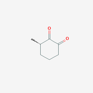 molecular formula C7H10O2 B8253817 (3S)-3-methylcyclohexane-1,2-dione 