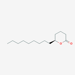 molecular formula C14H26O2 B8253871 (6S)-6-Nonyltetrahydro-2H-pyran-2-one CAS No. 129263-76-9