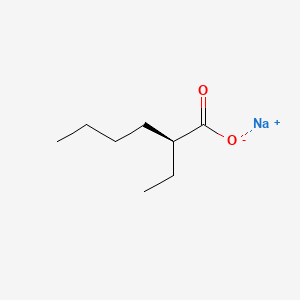 molecular formula C8H15NaO2 B8253874 (S)-2-Ethylhexanoic acid sodium salt CAS No. 139889-57-9