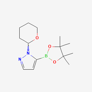 1-[(2S)-oxan-2-yl]-5-(4,4,5,5-tetramethyl-1,3,2-dioxaborolan-2-yl)pyrazole