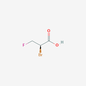 (2R)-2-bromo-3-fluoropropanoic acid