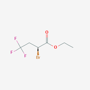 ethyl (2S)-2-bromo-4,4,4-trifluorobutanoate