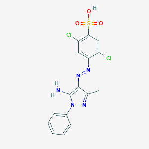 molecular formula C16H13Cl2N5O3S B082540 C.I. Acid yellow 49 CAS No. 12239-15-5