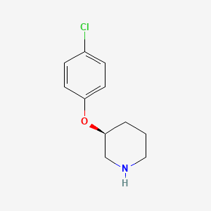 (3S)-3-(4-chlorophenoxy)piperidine