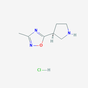 molecular formula C7H12ClN3O B8254015 CID 130677133 