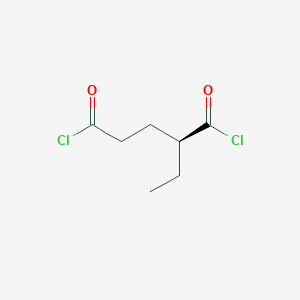 molecular formula C7H10Cl2O2 B8254078 (2S)-2-ethylpentanedioyl dichloride 